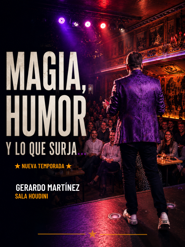 MHYLQS 2026 Magia, humor y lo que surja, magia de escenario en Madrid